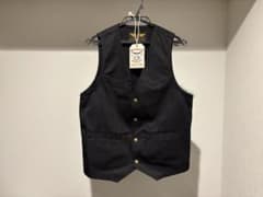 【美品】CALEE (キャリー) ブラック ベスト (CL-17AW005)のサムネイル