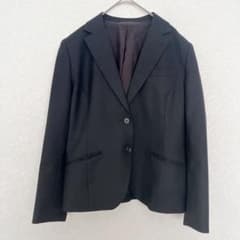 武庫川女子大学 スーツ 制服 無地 15P 黒 毛 入学式 卒業式 就活