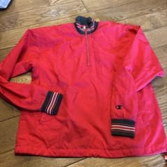 Champion レッド ナイロンジャケットのサムネイル