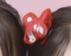 Minnie Mouse hair clip/hair tie