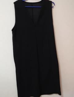 Lutique 컷소우 점퍼 스커트 블랙 L