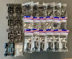 ミニ四駆 MS 引退セット シャーシ バンパー ギアカバー 治具 新品未使用 ミニ四駆 MS 引退セット シャーシ バンパー ギアカバー 治具