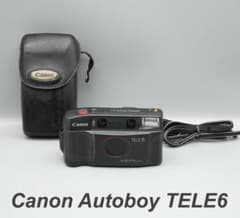 完動品】良品 Canon Autoboy TELE6 コンパクトフィルムカメラ - メルカリ