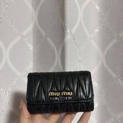 miu miu マテラッセ キーケース ブラック - メルカリ