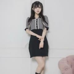 pium ギンガムチェック ワンピースのサムネイル