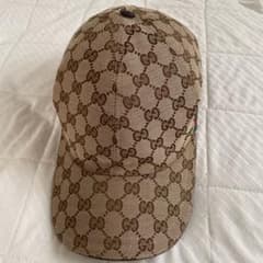 【極美品】GUCCI キャップ グッチ　GGキャンバス　ベースボールキャップのサムネイル
