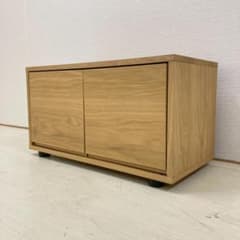 無印良品 スタッキングキャビネット テレビボード オーク材 人気の無印良品(MUJI)のオーク材 スタッキングキャビネット