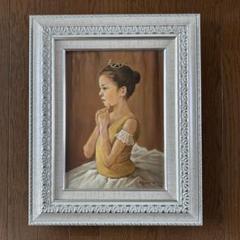 絵画　油彩画　少女　岸本和子　「明日へ」 絵画 油彩画 少女 岸本和子 「明日へ」 - メルカリ