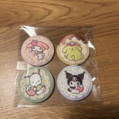 サンリオ 刺繍缶バッジ 4種セットのサムネイル
