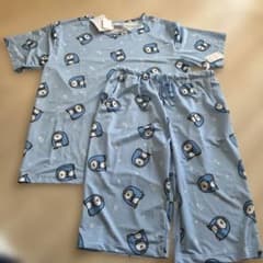 お文具といっしょ ヒヤロン ルームウェア 上下セット L