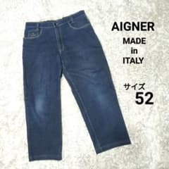 AIGNER アイグナー イタリア製 デニム ジーンズ ストレッチ LL - メルカリ