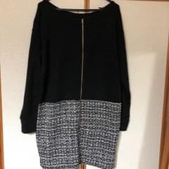 ロングカーディガン ニットワンピースのサムネイル