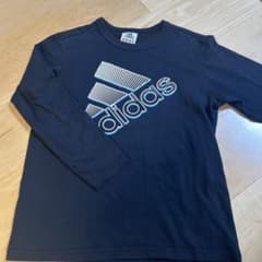 adidas 黒 長袖カットソー 140cmのサムネイル