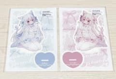 桃豆こまもち アクリルスタンド A5フレーム こぼねちゃん&みるくちゃん
