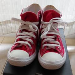 CONVERSE コンバース　ハイカット23.5㎝　赤のサムネイル