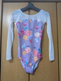 【超美品】stina♡花柄長袖レオタード　L stina 花柄 長袖 レオタード 超美品】stina♡花柄長袖レオタード L