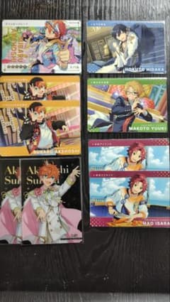 あんスタ カードダス クリカ トリスタ 明星スバル 氷鷹北斗 遊木真 衣更真緒のサムネイル