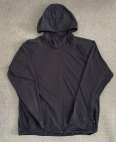 ユニクロ DRY-EX UVカットフルジップパーカ XL ブラックのサムネイル
