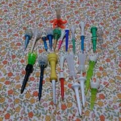 ゴルフ ティー色々のサムネイル
