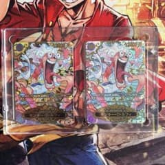 ワンピースカードワールドファイナル2023 ルフィ 金,銀2枚セット盗難防止 ワンピースカードワールドファイナル2023 ルフィ 金,銀2枚セット盗難