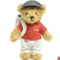新品　純正　Audi テディーベア　キーホルダー　ゴルフのサムネイル