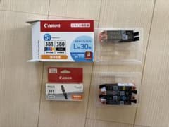 Canon PIXUS インクカートリッジ 381 7個セットのサムネイル