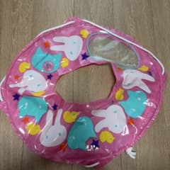 浮き輪 50cm ピンク ウサギ柄 1人用のサムネイル