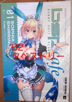 最終値下 高峰ナダレ BSPカフェ ソフィア B2タペストリー バニースーツ 