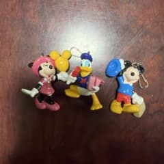Disney 미키 미니 도널드 스트랩 3 점 세트