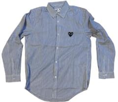 PLAY COMME des GARÇONS ストライプシャツ L - メルカリ