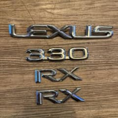 TOYOTA LEXUS LS400 エンブレム US セット 北米仕様のサムネイル