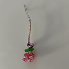 ご当地キティ ハローキティ ミミィ 根付 ストラップ さくらんぼ 山形