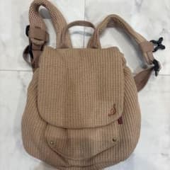 【ほぼ未使用】La vieベビーリュック(イニシャルSのお子様向け)シナモンのサムネイル