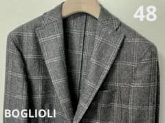 BOGLIOLI DOVER チェックジャケット 48 グレーのサムネイル