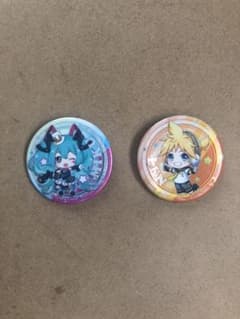 初音ミク 鏡音レン 缶バッチのサムネイル