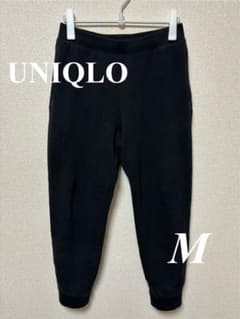 【UNIQLO】下のみ ウルトラストレッチスウェットセット M ブラック