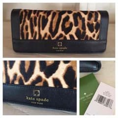 新品レア☆ケイトスペード クラッチ レオパード柄のサムネイル