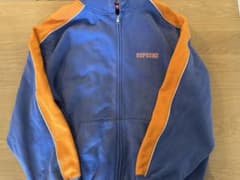 Supreme ジップアップパーカー ブルー オレンジxlのサムネイル