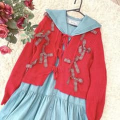 キャンディストリッパー　FANCY RIBBON KNIT カーディガン Candy Stripper（キャンディーストリッパー） カーディガン FANCY