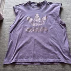 adidas アディダス ノースリーブ Tシャツ パープルのサムネイル