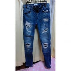 ZARA  バイカー デニムのサムネイル