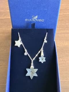 ☆SWAROVSKIスワロフスキー ネックレス スター クリアスワロ - メルカリ