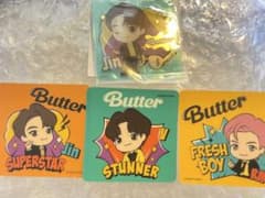tinytan butter 스티커 버스 브로마이드 타이니탄 BTS
