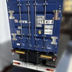 タミヤ製1/14RCトラック用日本郵船セミトレーラー組み立て済み塗装品