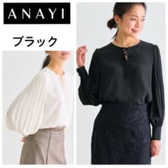 アナイ　バックサテンプリーツスリーブブラウス ANAYI（アナイ）の「バックサテンプリーツスリーブブラウス（シャツ