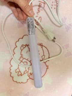ミニヘアアイロン　ヘアアイロン　紫　パープルのサムネイル