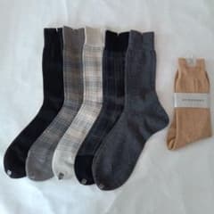 未使用】dunhill＆Burberry ソックス 6足セット - メルカリ