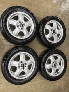 純正MINI 15インチ シルバーホイールセットのサムネイル