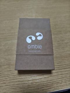 ambie ワイヤレスイヤホン イヤーカフ AM-TW01/LTC Latte - メルカリ