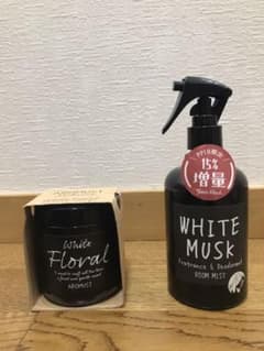 ホワイト　ムスク　ルームミストと室内用芳香剤　ジュピア　アロマストのセットのサムネイル